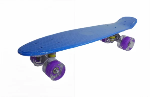 Сини светещи пениборди скейтборд penny board