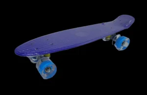 Тъмно сини светещи пениборди скейтборд penny board